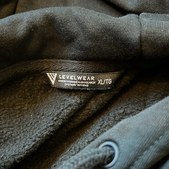 SF Giants Levelwear Black Hoodie Sweatshirt. Size XL. - Picture 6 of 6